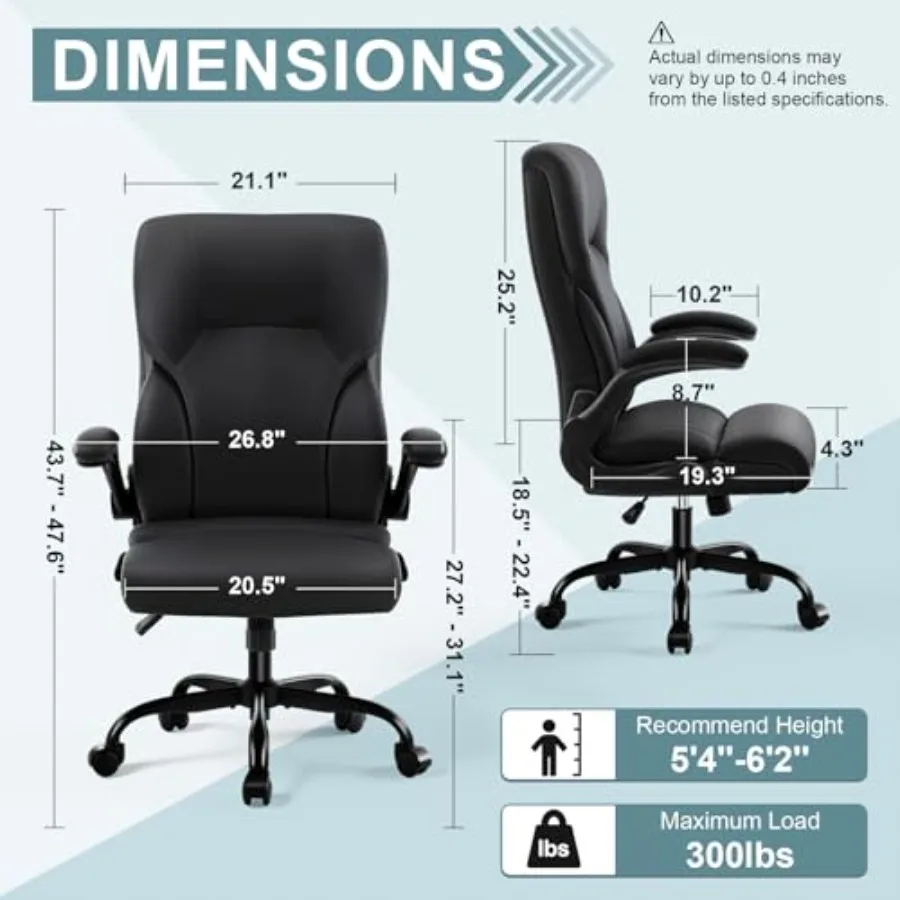 Executive Office Chair, High B - огляд і ціна Leather Desk Pad