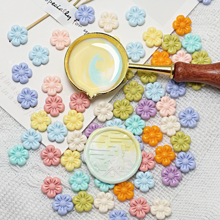 150Pcs/bag Flower-Shaped Seali - огляд і ціна Wax Seal Stamp Set