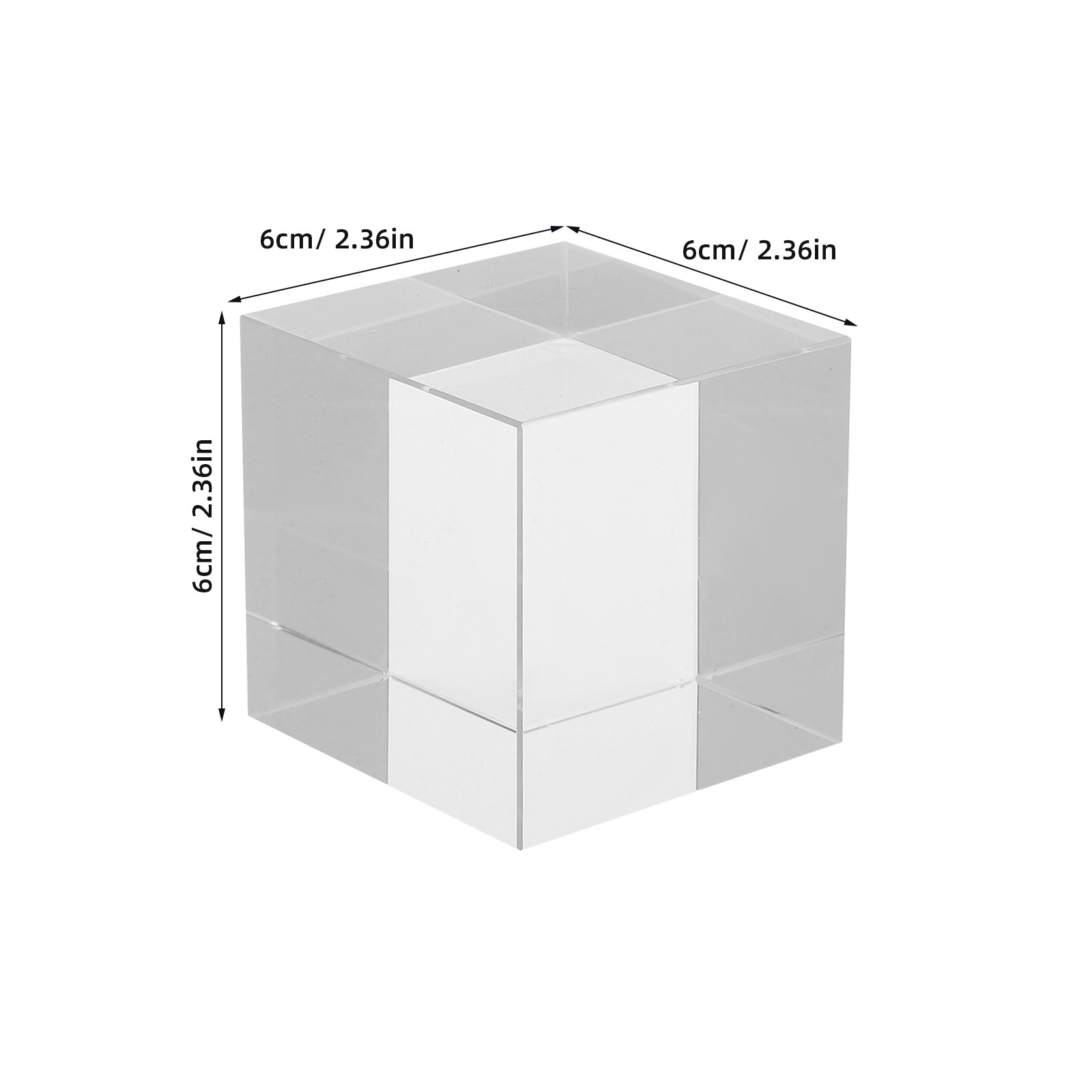 Smooth Finish Square Crystal P - огляд і ціна Paper Weight Crystal
